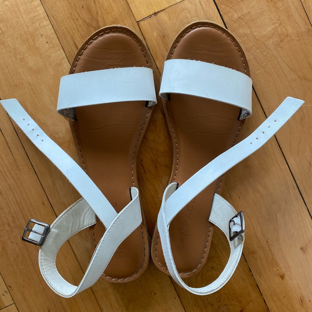 White Rampage Sandals